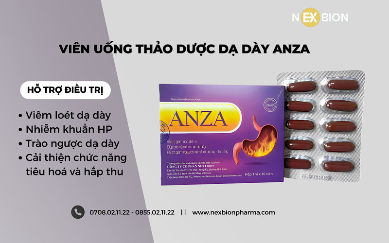 Viên uống Thảo dược Dạ dày ANZA